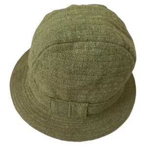 VTG 70s 80s Millars Cudden Connemara Wool Tweed Bucket Hat Green Ireland Made
